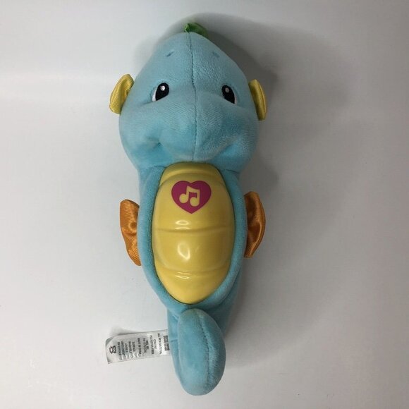 Fisher-Price Other - Fisher Price Soothe and Glow Musical Seahorse Sea Horse Blue Baby Toy Plush